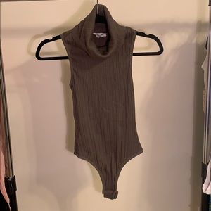 Turtle neck body suit